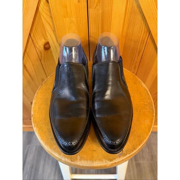 French Shriner Men’s Size 10B Black Leather Loafer Shoes main image 7